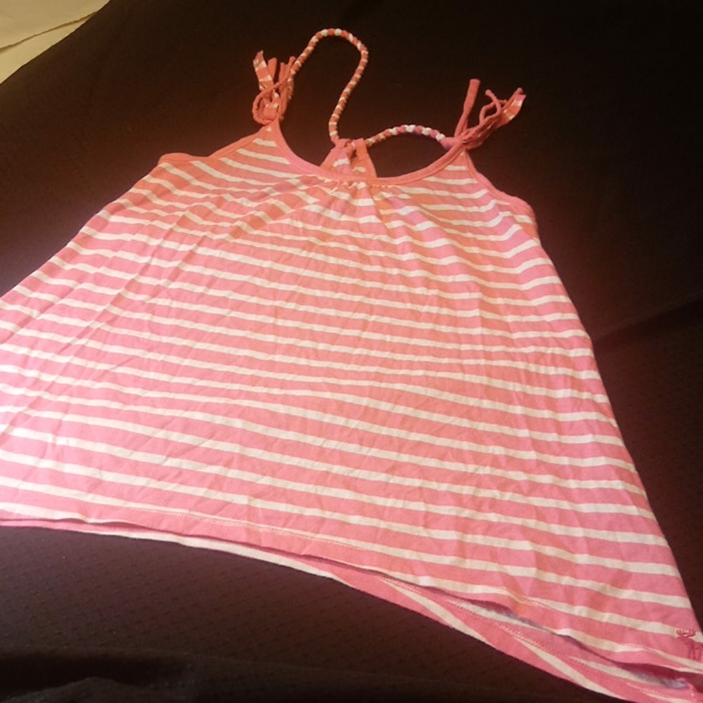 Pink Striped Women's Top